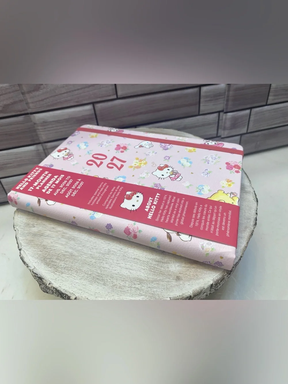 Hello Kitty & Friends ❤️ Monthly 17 months Planner Aug.2026 to Dec.2027  NEW